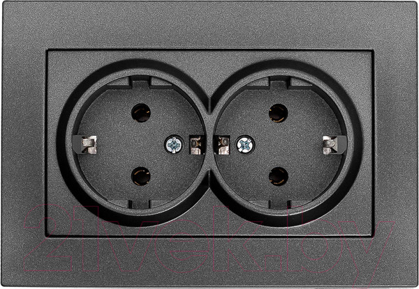 Изображение товара Розетка El-Bi Vega / 510-011130-907 (дымчатый)