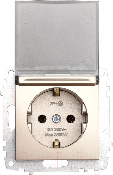 Изображение товара Розетка El-Bi Zena-Vega / 609-011400-218 (титан)