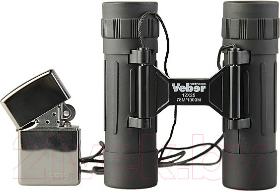 Изображение товара Бинокль Veber Free Focus БП 12x25 / 7030772 (черный)