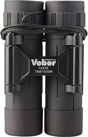 Изображение товара Бинокль Veber Free Focus БП 12x25 / 7030772 (черный)