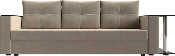 Изображение товара Диван Лига Диванов Атланта стол справа 254 / 112478 (микровельвет бежевый)