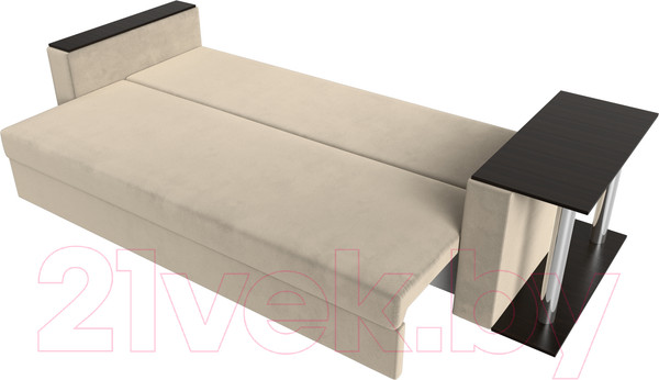 Изображение товара Диван Лига Диванов Атланта стол справа 254 / 112478 (микровельвет бежевый)