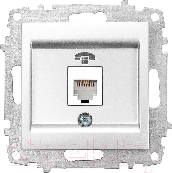 Изображение товара Розетка El-Bi Zena-Vega / 609-011000-221 (серебро)