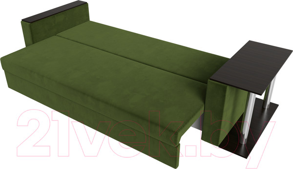 Изображение товара Диван Лига Диванов Атланта стол справа 254 / 112481 (микровельвет зеленый)