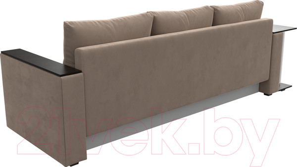Изображение товара Диван Лига Диванов Атланта стол слева 312 / 112478 (микровельвет бежевый)