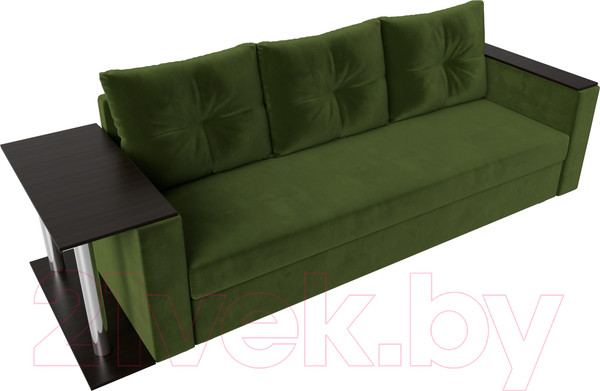 Изображение товара Диван Лига Диванов Атланта стол слева 312 / 112481 (микровельвет зеленый)