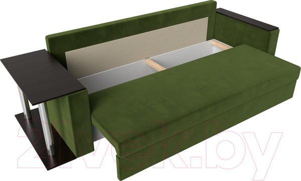 Изображение товара Диван Лига Диванов Атланта стол слева 312 / 112481 (микровельвет зеленый)