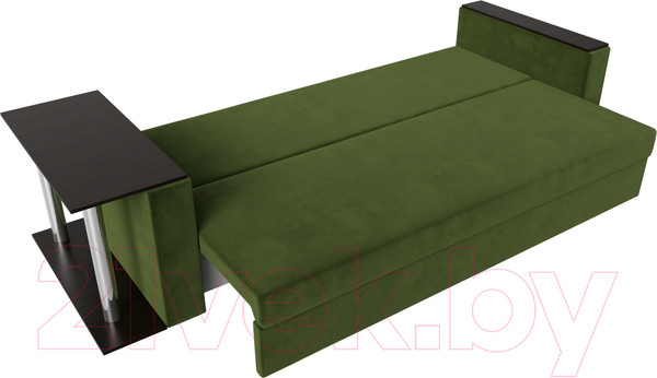 Изображение товара Диван Лига Диванов Атланта стол слева 312 / 112481 (микровельвет зеленый)