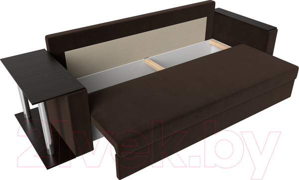 Изображение товара Диван Лига Диванов Атланта стол слева 312 / 112483 (микровельвет коричневый)