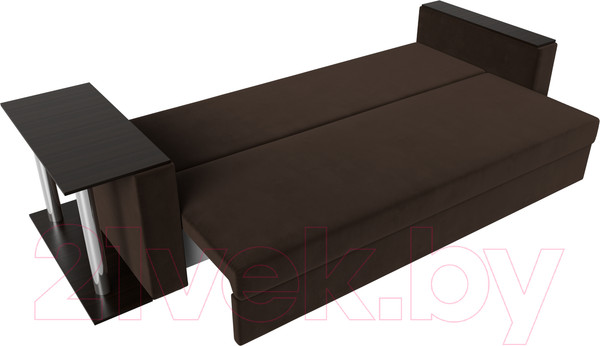 Изображение товара Диван Лига Диванов Атланта стол слева 312 / 112483 (микровельвет коричневый)