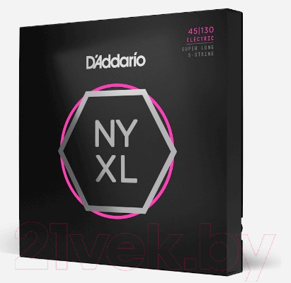 Изображение товара Струны для бас-гитары D'Addario NYXL45130SL