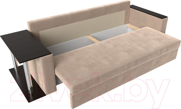 Изображение товара Диван Лига Диванов Атланта стол слева 312 / 112470 (велюр бежевый)