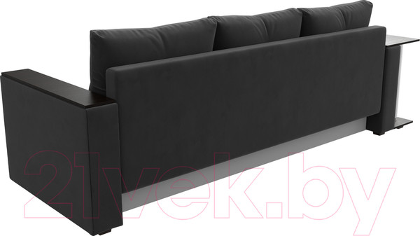 Изображение товара Диван Лига Диванов Атланта стол слева 312 / 112475 (велюр серый)