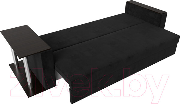 Изображение товара Диван Лига Диванов Атланта стол слева 312 / 112477 (велюр черный)