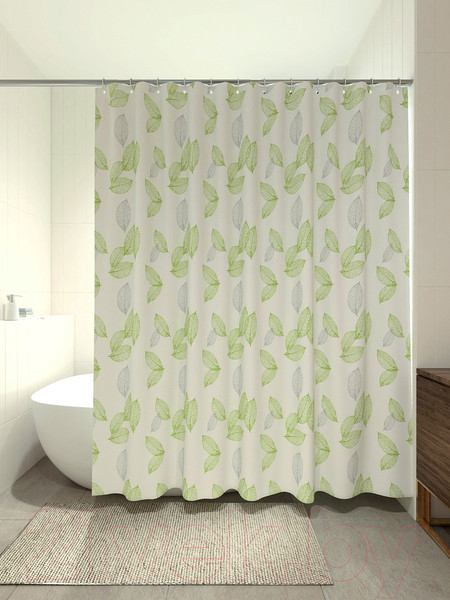 Изображение товара Шторка-занавеска для ванны Primanova Greenery DR-50024