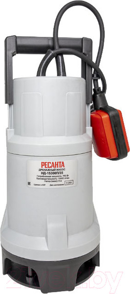Изображение товара Дренажный насос Ресанта НД-15300П/35 (77/2/7)