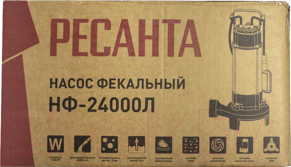 Изображение товара Фекальный насос Ресанта НФ-24000Л (77/5/4)