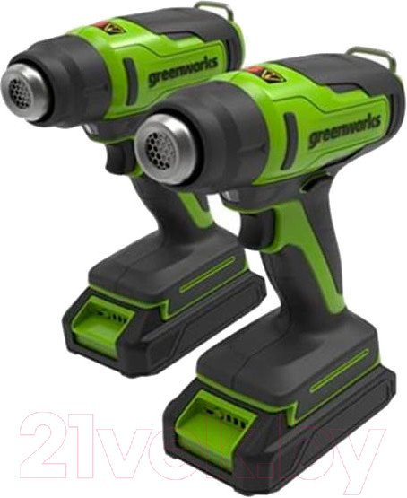 Изображение товара Строительный фен Greenworks G24HG 24V / 3400207 (без АКБ и ЗУ)