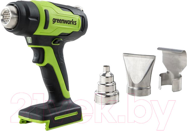 Изображение товара Строительный фен Greenworks G24HG 24V / 3400207 (без АКБ и ЗУ)