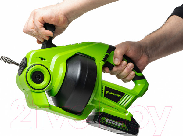 Изображение товара Прочистная машина Greenworks G24DA 24V / 3707307 (без АКБ и ЗУ)