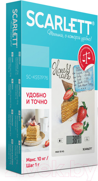 Изображение товара Кухонные весы Scarlett SC-KS57P76