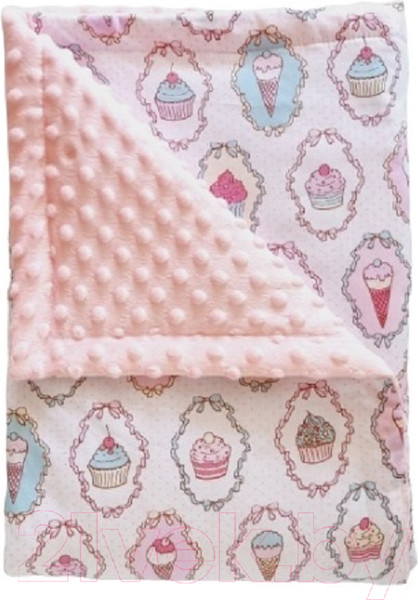 Изображение товара Плед для малышей Sofi 90x90 / 5030 (розовый)