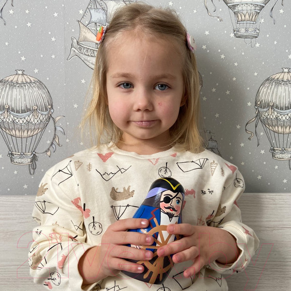 Изображение товара Матрешка сувенирная Брестская Фабрика Сувениров Пират 7301