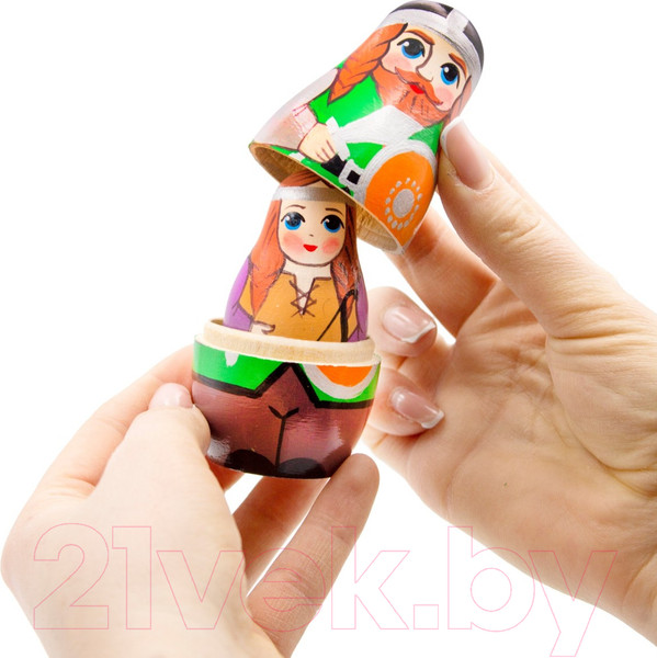 Изображение товара Матрешка сувенирная Брестская Фабрика Сувениров Викинги 5300
