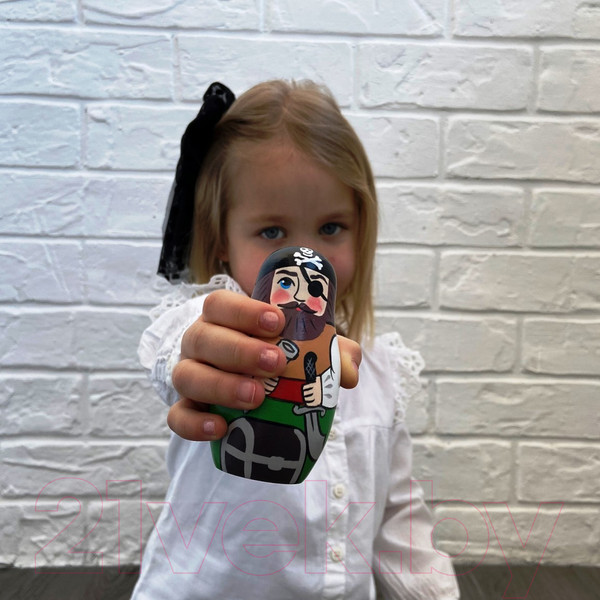 Изображение товара Матрешка сувенирная Брестская Фабрика Сувениров Пираты 5302