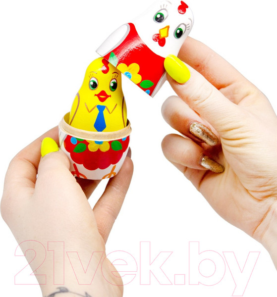 Изображение товара Матрешка сувенирная Брестская Фабрика Сувениров Курочка 5306