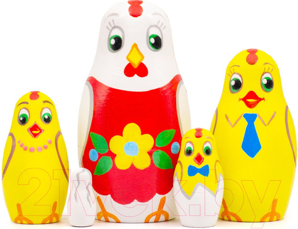 Изображение товара Матрешка сувенирная Брестская Фабрика Сувениров Курочка 5306