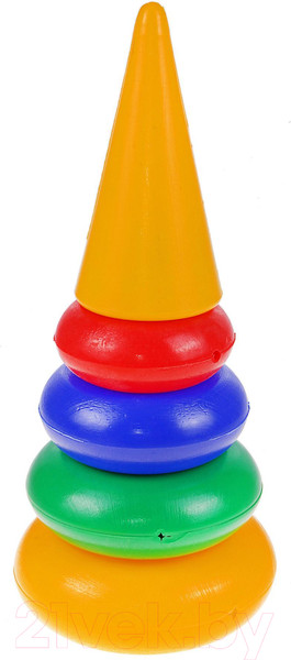 Изображение товара Развивающий игровой набор Юг-пласт Пирамидка / 8004