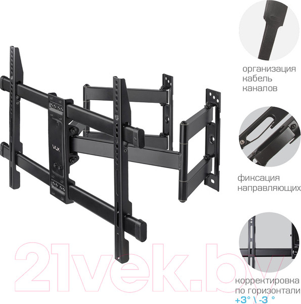 Изображение товара Кронштейн для телевизора VLK Trento-25 (черный)