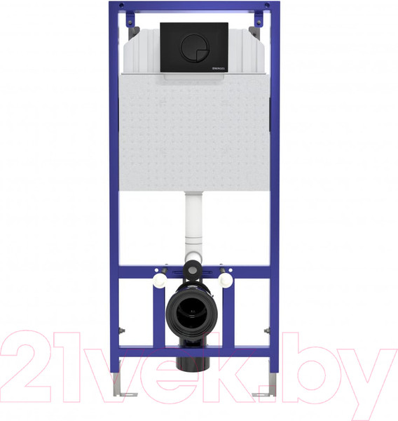 Изображение товара Унитаз подвесной с инсталляцией Ceramica Nova Rimless CN4002MB + 040225 + R5 Soft Touch