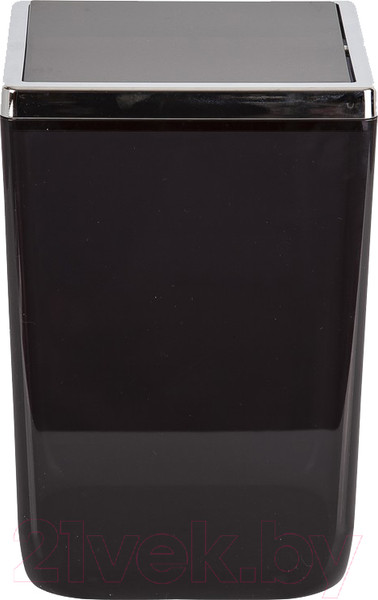 Изображение товара Мусорное ведро Primanova Toskana M-SA05-25 (6л, прозрачный/черный)