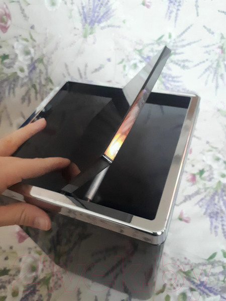 Изображение товара Мусорное ведро Primanova Toskana M-SA05-25 (6л, прозрачный/черный)