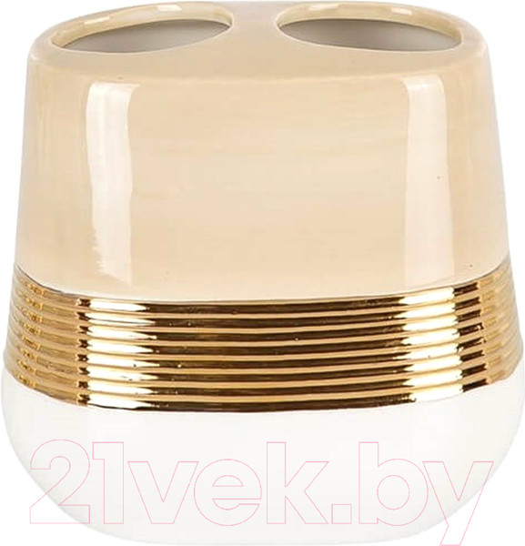 Изображение товара Стакан для зубной щетки и пасты Primanova Lucas Gold D-20452