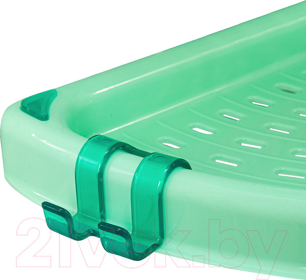 Изображение товара Комплект полок для ванной Primanova M-N02-05 (зеленый)