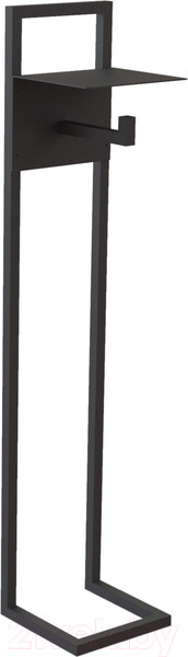 Изображение товара Стойка для туалетной бумаги Deante Mokko Nero с полкой ADM_N242 (черный)