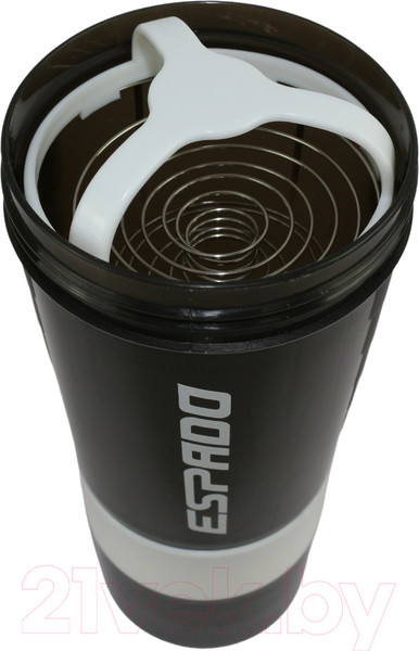 Изображение товара Шейкер спортивный Espado ES905 (500мл, черно-белый)
