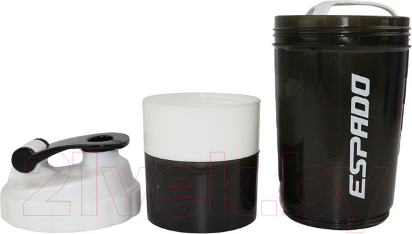 Изображение товара Шейкер спортивный Espado ES905 (500мл, черно-белый)