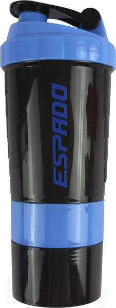 Изображение товара Шейкер спортивный Espado ES905 (500мл, черно-синий)