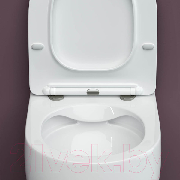 Изображение товара Унитаз подвесной с инсталляцией Ceramica Nova Rimless CN3001 + F3 040253