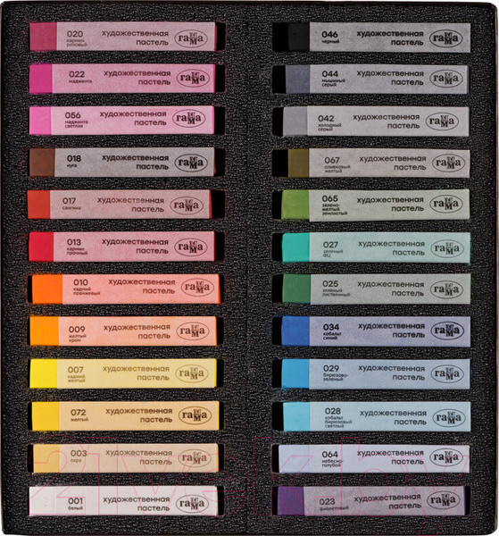 Изображение товара Набор сухой пастели ГАММА Старый мастер / 2309196 (24цв)