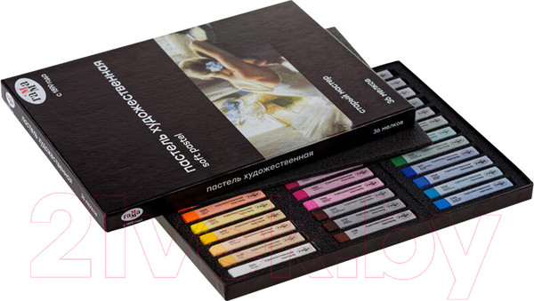 Изображение товара Набор сухой пастели ГАММА Старый мастер / 2309197 (36цв)