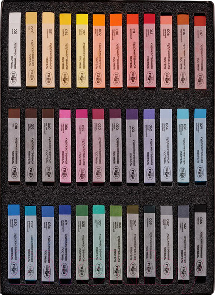 Изображение товара Набор сухой пастели ГАММА Старый мастер / 2309197 (36цв)