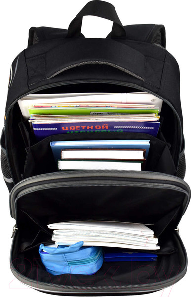 Изображение товара Школьный рюкзак Феникс+ Кибер лев / 59295 (черный)