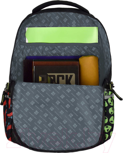 Изображение товара Школьный рюкзак Феникс+ Инопланетянин / 59319 (черный)