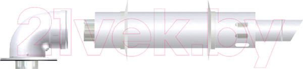 Изображение товара Дымоход для котла Termica Коаксиальный 60/100 / KIT01DA