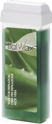 Изображение товара Воск для депиляции ItalWax Алоэ Вера в картридже (100г)